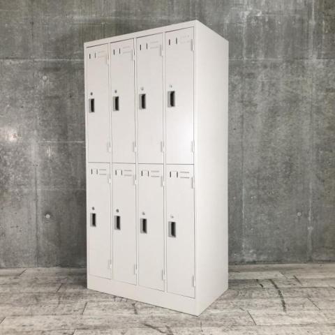 【中古】LKロッカー LK-8F1C コクヨ（KOKUYO） 8人用更衣ロッカー