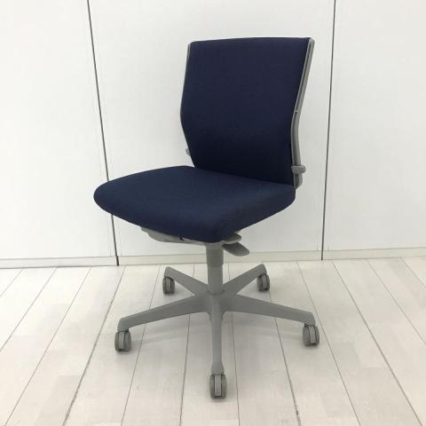 【中古】エスクード C433GR FFW4 オカムラ（okamura） 肘無ローバックチェア