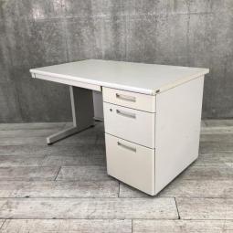 【在庫入替セール】【スタンダードなデザインで高品質！スタッフ増員の際にオススメ！人気のBS片袖デスク！ 】■コクヨ（KOKUYO）製　BS＋シリーズ　片袖デスク　W1200×D700mm　■グレー　■シリンダー錠