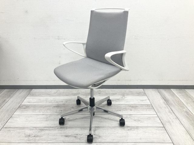 【中古】モード CA25BW　FWM3 オカムラ（okamura） 肘付ミドルバックチェア