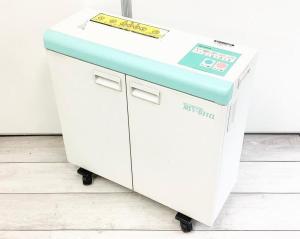 【省スペースに設置できるスリムタイプ！】■明光商会製　ＭＳシュレッダー　MSV-D31CL　■最大細断枚数15枚！ワンカットクロス！【業務用】