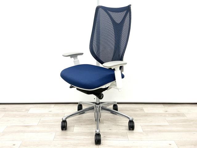 【中古】サブリナ C854BW FSY3 オカムラ（okamura） 肘付ハイバックチェア
