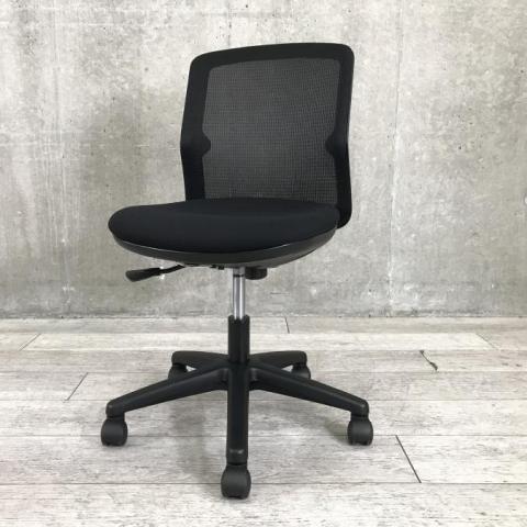 【中古】エニーザ AMF2-10BS ウチダ（UCHIDA) 肘無ローバックチェア