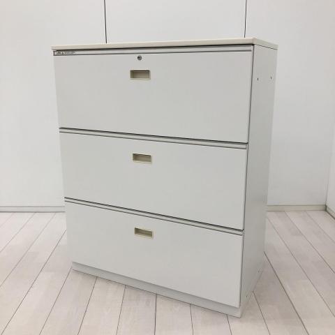 【中古】シンラインキャビネットR HTM-109AAS-W9 イトーキ（ITOKI） ローキャビネット／ラテラル