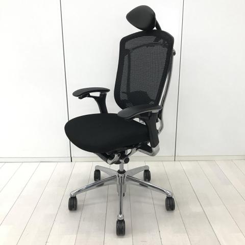 【中古】コンテッサチェア  オカムラ（okamura） 肘付ハイバックチェア