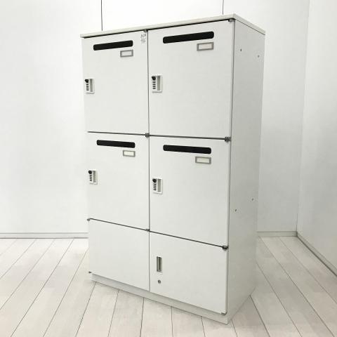 【中古】シンラインロッカー SOHCN-HFREW9TUU / HTM-039HS-W9 イトーキ（ITOKI） 4人用パーソナルロッカー