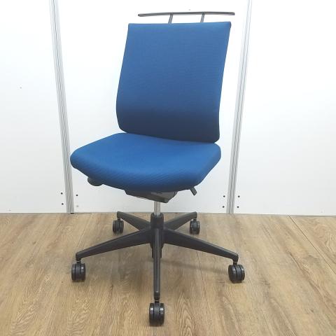 【中古】ウィザード3 樹脂  コクヨ（KOKUYO） 肘無ローバックチェア