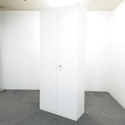 【中古】レクトライン  オカムラ（okamura） ハイキャビネット／両開き