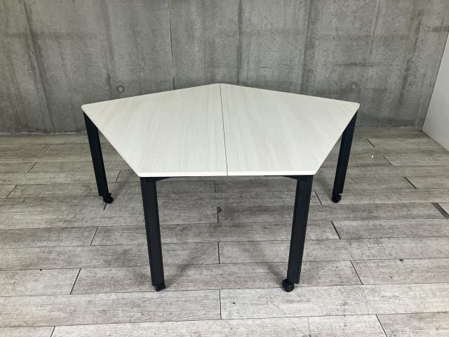 【中古】コモンズ 5-220-1471 ウチダ（UCHIDA) ミーティングテーブル（会議机）