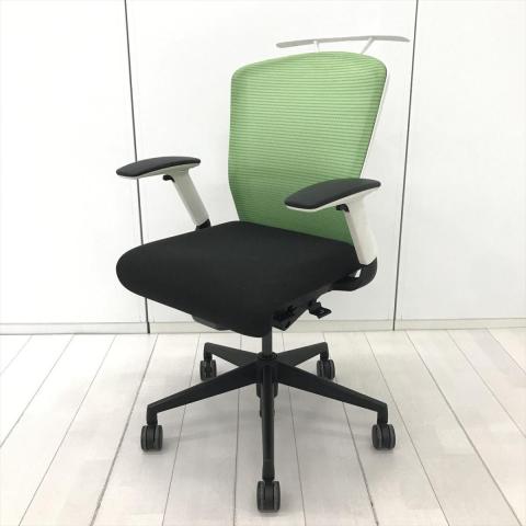 【中古】エルフィ ELA2-00B ウチダ（UCHIDA) 肘付ハイバックチェア