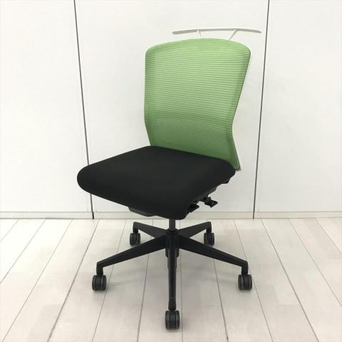 【中古】エルフィ ELA2-00B ウチダ（UCHIDA) 肘無ミドルバックチェア