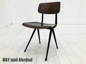 HAY / ヘイ　RESULT CHAIR / リザルトチェア　ブラック×スモークオーク ダイニングチェア　北欧