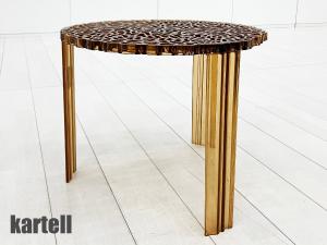 Kartell /カルテル　T-TABLE ティーテーブル / サイドテーブル　パトリシアウルキオラ　アンバー