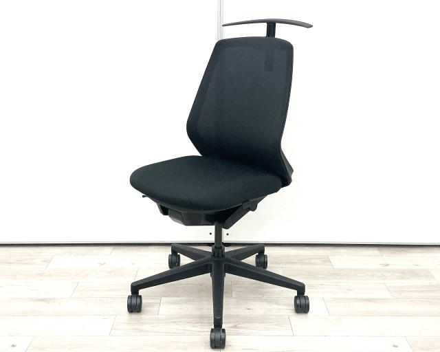 【中古】ニンバスチェア NA-00B ウチダ（UCHIDA) 肘無ローバックチェア