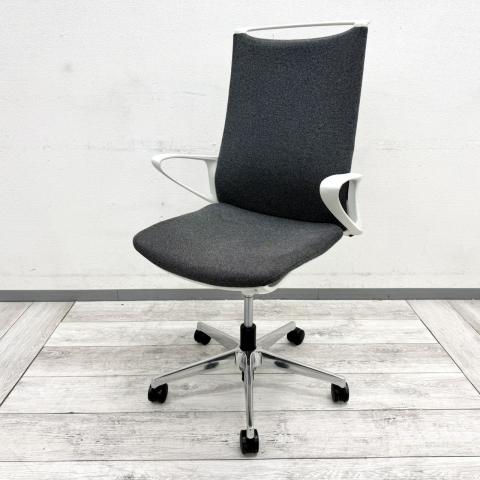 【中古】モード CA27BW　FXW0 オカムラ（okamura） 肘付ハイバックチェア