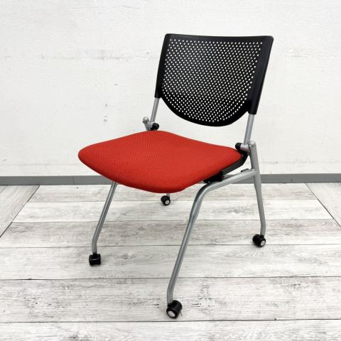 【中古】プロスタック 8140ZZ オカムラ（okamura） ネスティングチェア