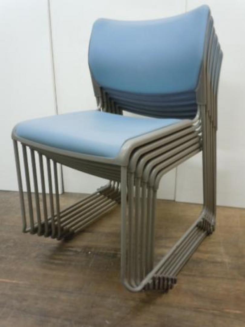 【セット商品】　okamura　■　スタッキングチェア6脚セット【会議チェア】
                                    中古
            