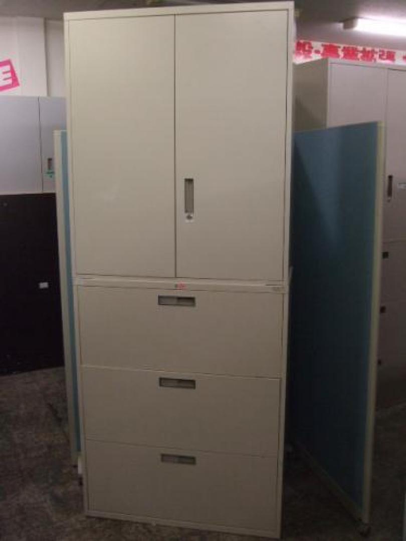 中古】 クロガネ ハイキャビネット／その他 61664 - 中古オフィス家具