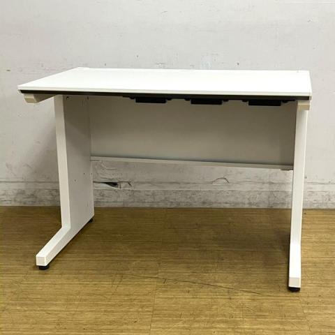 【在庫入替セール】コクヨ iS 平机(スタンダードテーブル) 天板:ホワイト 1000mm×600mmのミニマルなサイズ感 センター引き出し無し