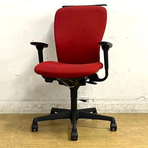 【中古】スラート C386ZR-FSF9 オカムラ（okamura） 肘付ハイバックチェア