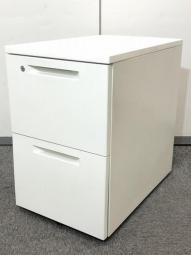【在庫入れ替えセール品】コクヨ製のデスク下ワゴン！　isシリーズ！　ホワイト　2段　A4ファイル収納(T8)