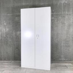 【在庫入れ替えセール品】【珍しい高さ1800サイズ！両開き書庫！】■オカムラ（okamura）製　 レクトライン（Rectline）シリーズ　両開き書庫　ハイキャビネット　■ホワイト(T8)
