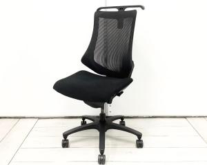 【在庫入替セール品】■イトーキ（ITOKI）　エフチェア　肘無し　ハイバック　メッシュバック　■ブラック
