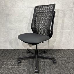 【中古】内田洋行 AJチェア U480A-01B オフィスチェア 肘なし 座面グレー｜シンプルで使いやすいスタンダードチェア！オフィスや会議スペースにもおすすめ｜中古オフィス家具をお探しならオフィスバスターズ福岡博多店へお気軽にお問い合わせください！