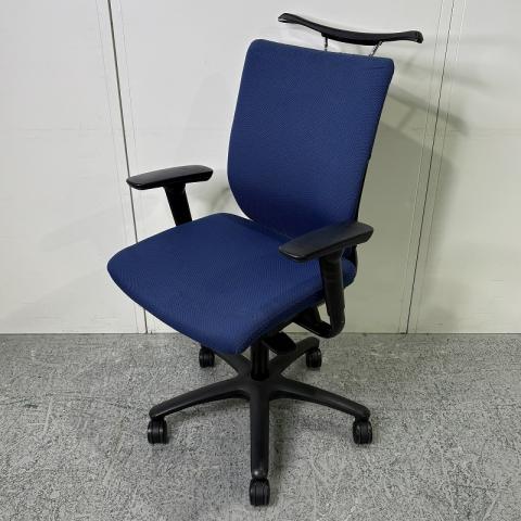 【中古】アドフィットチェア  オカムラ（okamura） 肘付ハイバックチェア
