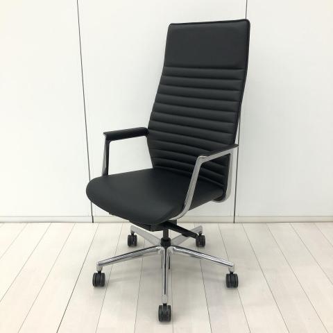 【中古】フィルメ L434FE P794 オカムラ（okamura） 肘付ハイバックチェア