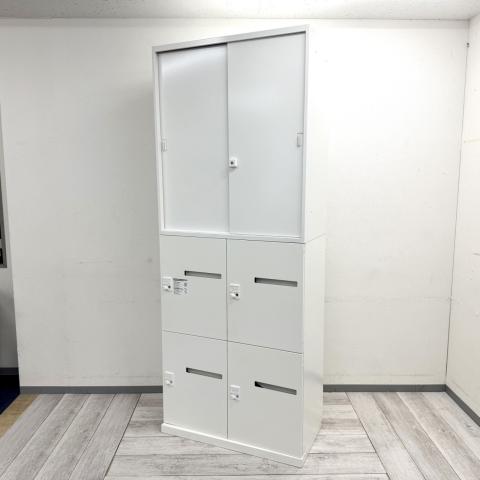 【中古】レクトライン 4B413YZA75/4B25YXZA75 オカムラ（okamura） ハイキャビネット／その他