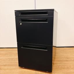 【西】オカムラ　アドバンスシリーズ　3段ワゴン　人気のブラックカラー入荷！