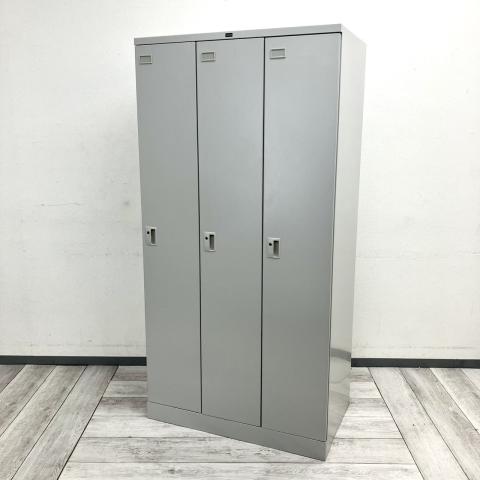 【中古】NF型 170306 ウチダ（UCHIDA) 3人用更衣ロッカー