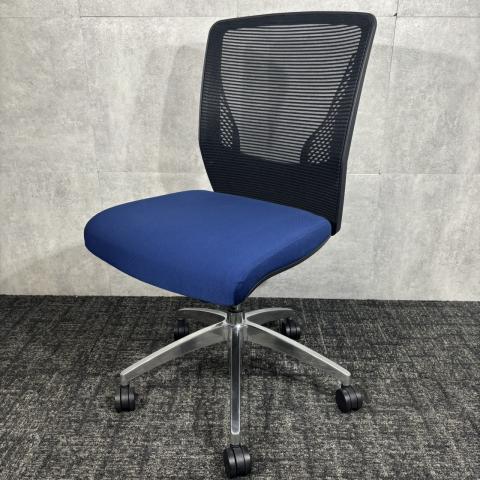 【中古】ヴィラージュチェア  オカムラ（okamura） 肘無ローバックチェア