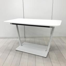 【デザイン性の高いラウンジ空間向けホワイトテーブルが入荷しました！】■コクヨ(KOKUYO)製　リージョン(Region)シリーズ　■ミーティングテーブル　■W1200×D650×H730㎜　■ホワイト≪リクルーティング・採用強化≫≪モチベーションUP・やる気向上≫≪ウェルビーイング≫