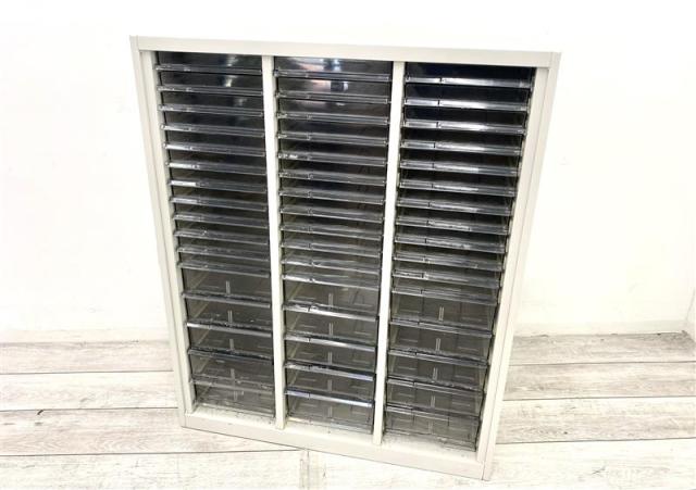 【中古】42シリーズ 4203FC-Z13 オカムラ（okamura） ローキャビネット／クリスタルトレー