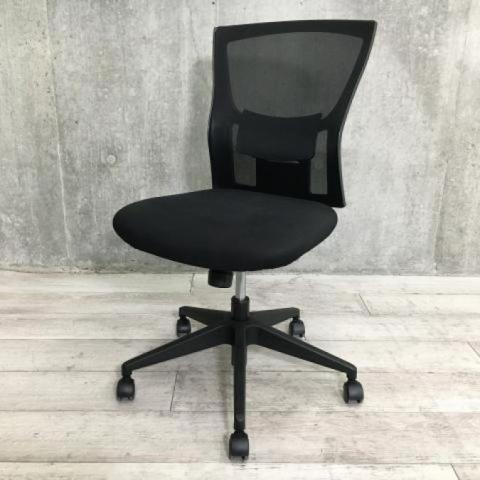 【中古】サリダ（salida）チェア  イトーキ（ITOKI） 肘無ローバックチェア
