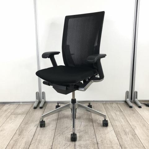 【中古】ヴェントチェア KE-867JA1-Z9T1T5 イトーキ（ITOKI） 肘付ハイバックチェア