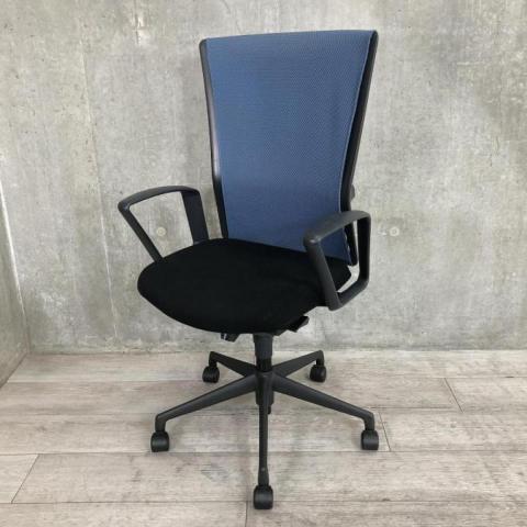 【中古】アクトディアチェア AA-10B ウチダ（UCHIDA) 肘付ハイバックチェア