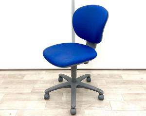 【在庫入れ替え】■コクヨ(KOKUYO)製 ■レグノ2(LEGNO2)チェア ■肘無し ■ローバック ■セパレートタイプ ■ディープマリン×グレーシェル