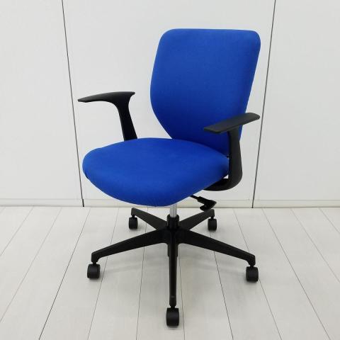 【中古】ソプラチェア CRS-G520F6 GB57N コクヨ（KOKUYO） 肘付ローバックチェア
