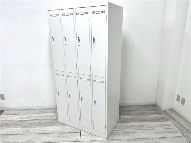 【中古】ＳＬＫロッカー SLKW-8 生興 8人用更衣ロッカー
