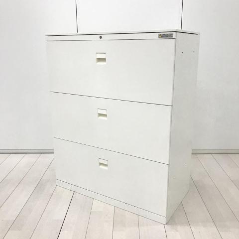 【中古】SAデュオライン 4B3SZC ZA75 オカムラ（okamura） ローキャビネット／ラテラル