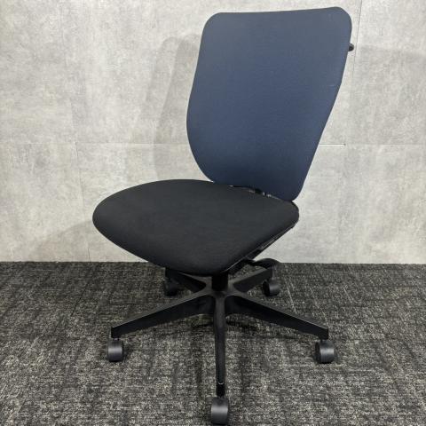 【中古】プラオチェア  イトーキ（ITOKI） 肘無ハイバックチェア