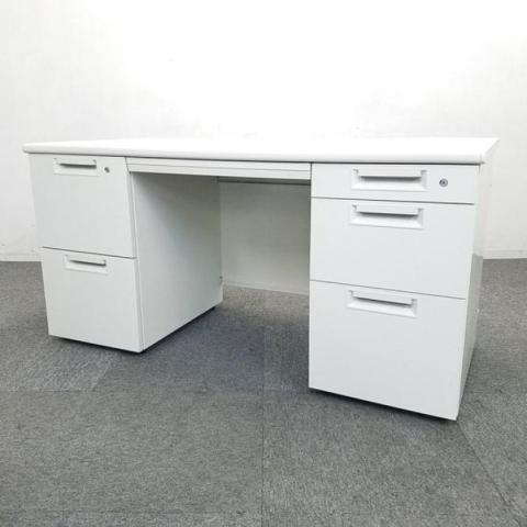 【中古】LEED  プラス（PLUS） 両袖机