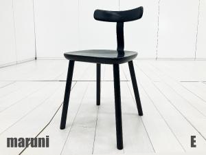 E)MARUNI / マルニ木工　T＆O T1チェア　ジャスパーモリソン　メープル材　ブラック　ダイニングチェア