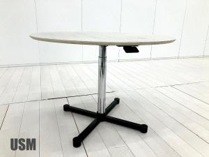 USMハラー　キトステーブル / 昇降テーブル　ラウンド型　φ1100　カフェテーブル