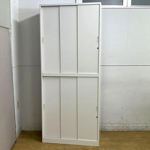 【中古】シンライン  イトーキ（ITOKI） ハイキャビネット／引き違い＋引き違い