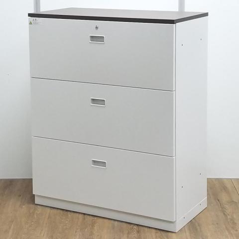 【中古】シンライン HTM-103AAS1-W9 イトーキ（ITOKI） ローキャビネット／ラテラル