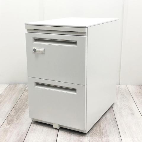 【中古】STワゴンシリーズ ST-A4-3-650DN OW ウチダ（UCHIDA) ワゴン3段